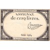 5 Livres France 1793 Ass.46a