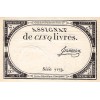 5 Livres France 1793 Ass.46a