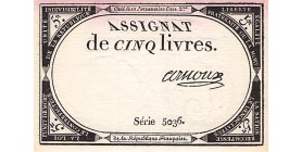 5 Livres France 1793 Ass.46a