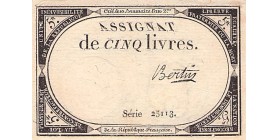5 Livres France 1793 Ass.46a
