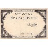 5 Livres France 1793 Ass.46a
