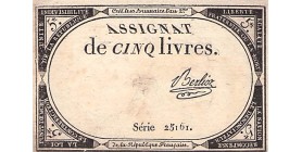 5 Livres France 1793 Ass.46a