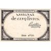 5 Livres France 1793 Ass.46a - P.A76