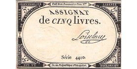 5 Livres France 1793 Ass.46a