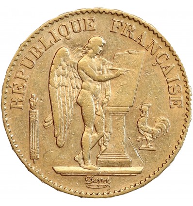20 Francs Génie Troisième République