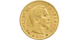 Avers : tête nue de Napoléon III à droite