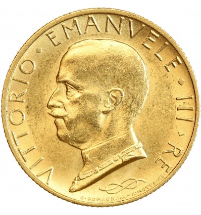 100 Lires Victor Emmanuel III - Italie Réunifiee