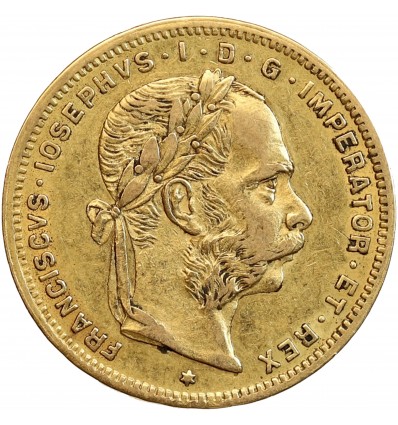 8 Florins - 20 Francs François Joseph Ier - Autriche