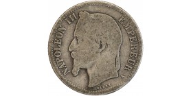 1 Franc Napoléon III Tête Laurée