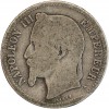 1 Franc Napoléon III Tête Laurée