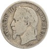 Avers : tête laurée de Napoléon III à gauche
