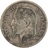 Avers : tête laurée de Napoléon III à gauche