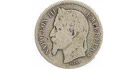 Avers : tête laurée de Napoléon III à gauche