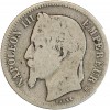 Avers : tête laurée de Napoléon III à gauche