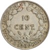 10 Centièmes - Indochine Argent