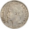 Avers : tête laurée de Napoléon III à gauche