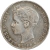 1 Peseta Alphonse XIII 3ème Type - Espagne Argent