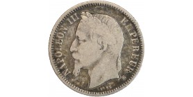 1 Franc Napoléon III Tête Laurée Second Empire
