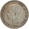 Avers : portrait à gauche du roi Alphonse XIII (3ème buste)