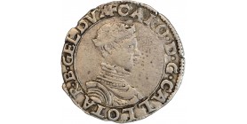 Avers : buste couronné de Charles III à droite, avec cuirasse et col légèrement fraisé