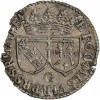 Revers : écus de Lorraine et de Bar accolés, brisés d'un lambel à trois pendants, timbrés d'une couronne ducale