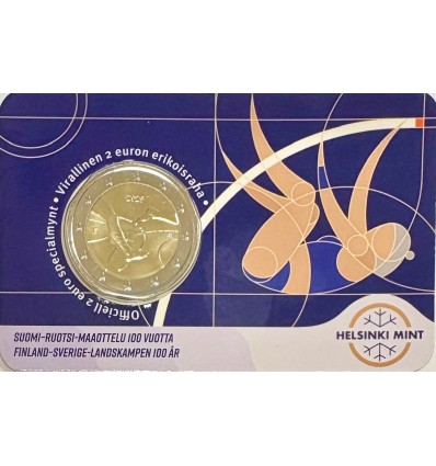 2 Euros Finlande 2025 B.U. - 100 Ans de l'Inter-Athlètisme