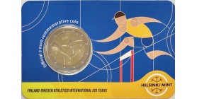 2 Euros Finlande 2025 B.U. - 100 Ans de l'Inter-Athlétisme