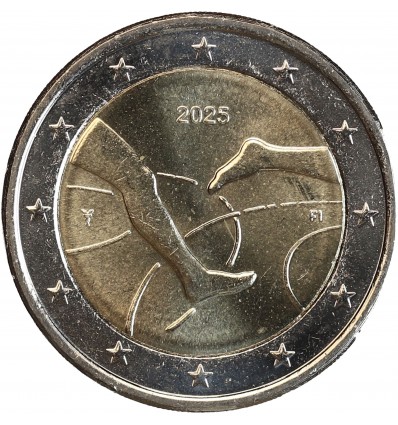 2 Euros Finlande 2025 - 100 Ans de l'Inter-Athlètisme