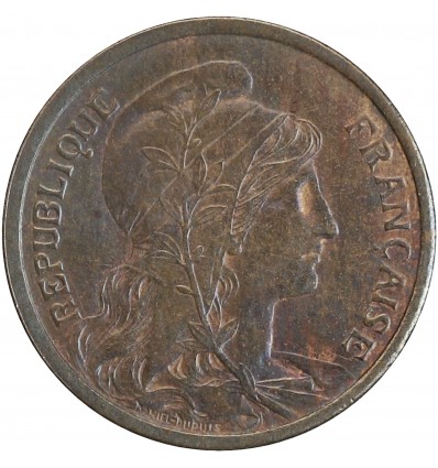 Avers : buste de la Liberté à droite, coiffée du bonnet phrygien