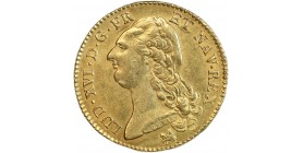 Avers : buste nu à gauche de Louis XVI