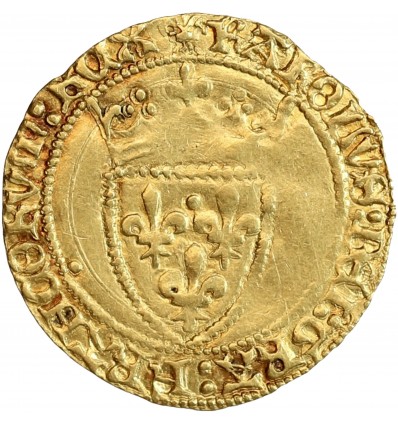 Avers : écu de France couronné