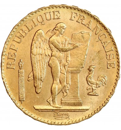 20 Francs Génie Troisième République
