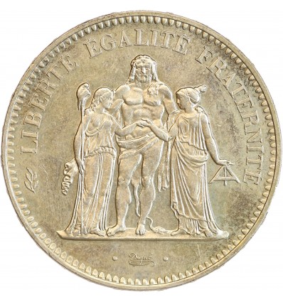50 Francs Hercule Variété Avers de la 20 Francs