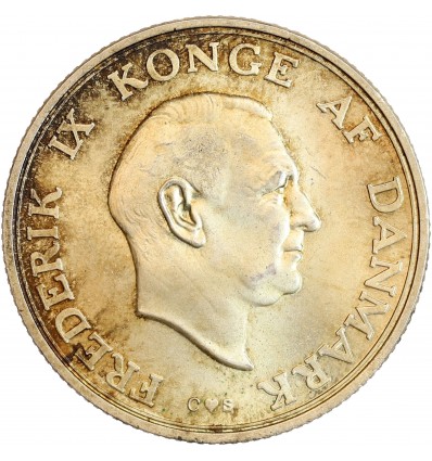 Avers : buste de Frederic IX tourné vers la droite