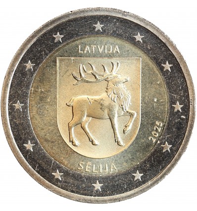 2 Euros Lettonie 2025 - Région de Sélonie (Selija)
