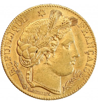 Avers : tête de Cérès à droite entourée d'une couronne faite d'épis de blé