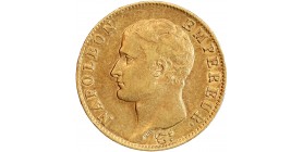 Avers : tête nue de Napoléon Ier à gauche