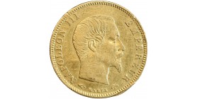 Avers : tête nue de Napoléon III à droite