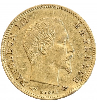 5 Francs Napoléon III Tête Nue