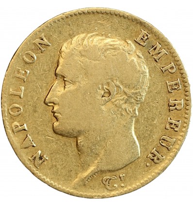 Avers : tête nue de Napoléon Ier à gauche