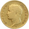 Avers : tête nue de Napoléon Ier à gauche