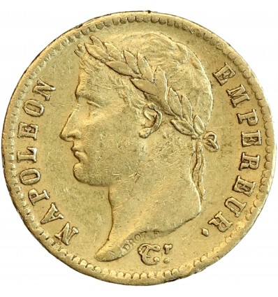 Avers : tête laurée de Napoléon Ier à gauche