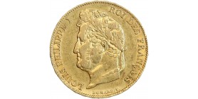 20 Francs Louis-Philippe Ier Tête Laurée