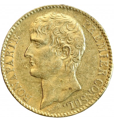 Avers : tête nue de Bonaparte à gauche