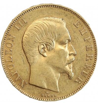 Avers : tête de Napoléon III Empereur à droite