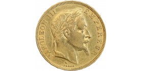 Avers : tête laurée de Napoléon III à droite