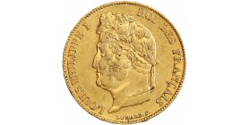 20 Francs Louis-Philippe Ier Tête Laurée