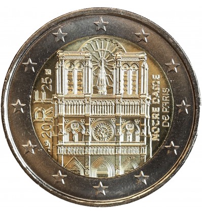 2 Euros France 2025 - Notre Dame de Paris
