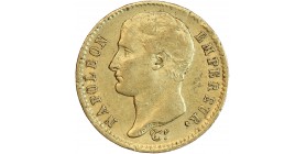20 Francs Napoléon Ier Tête Nue Type Transitoire