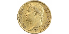 20 Francs Napoléon Ier Tête Laurée Revers République
